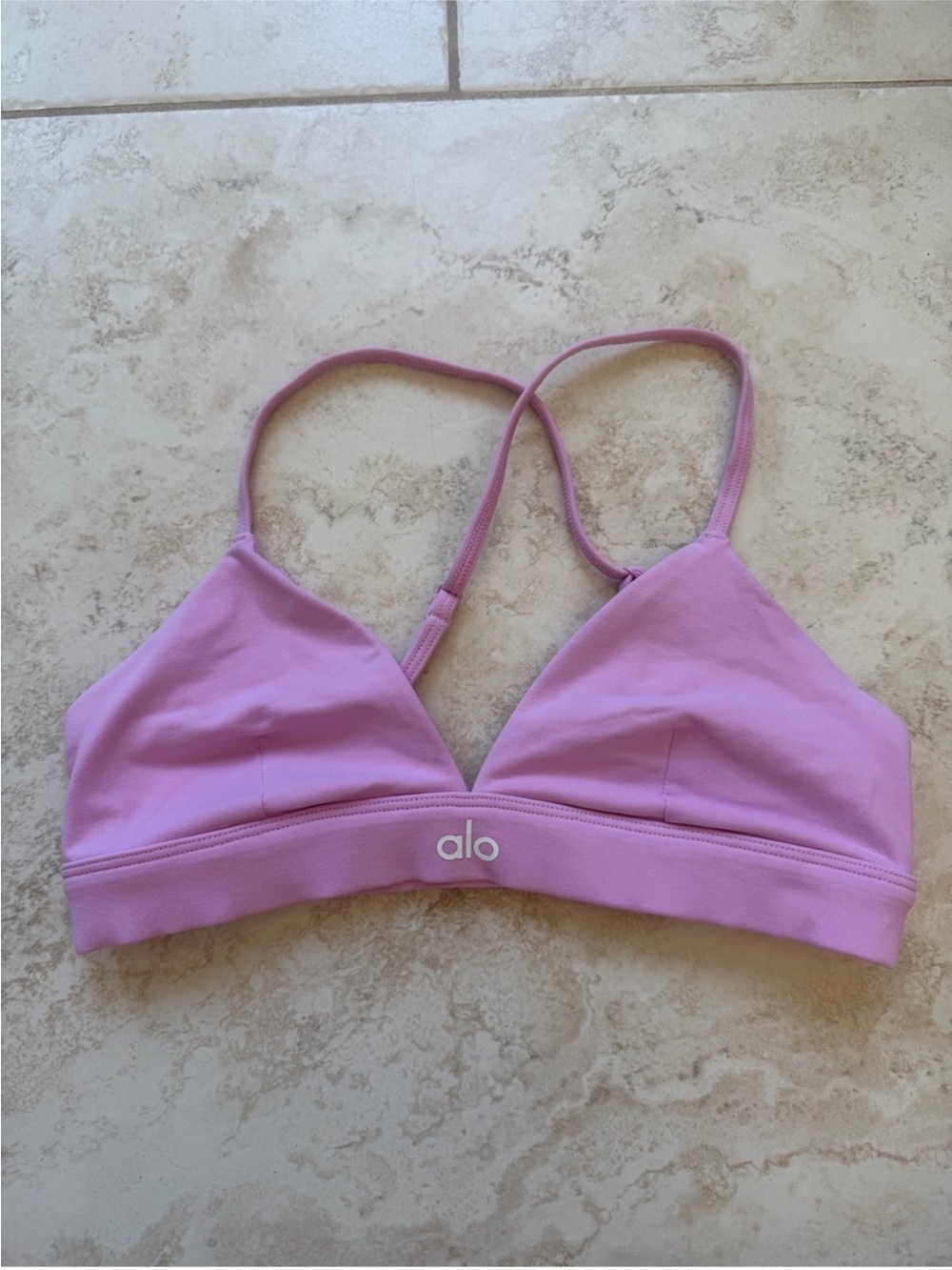 ALO YOGA Sports Bra Candy Pink Splendor